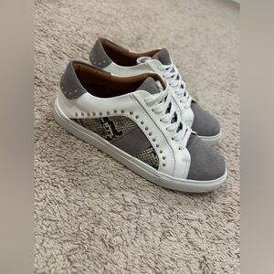 Steve Madden Snake Print Studded Sneakers
Size 7